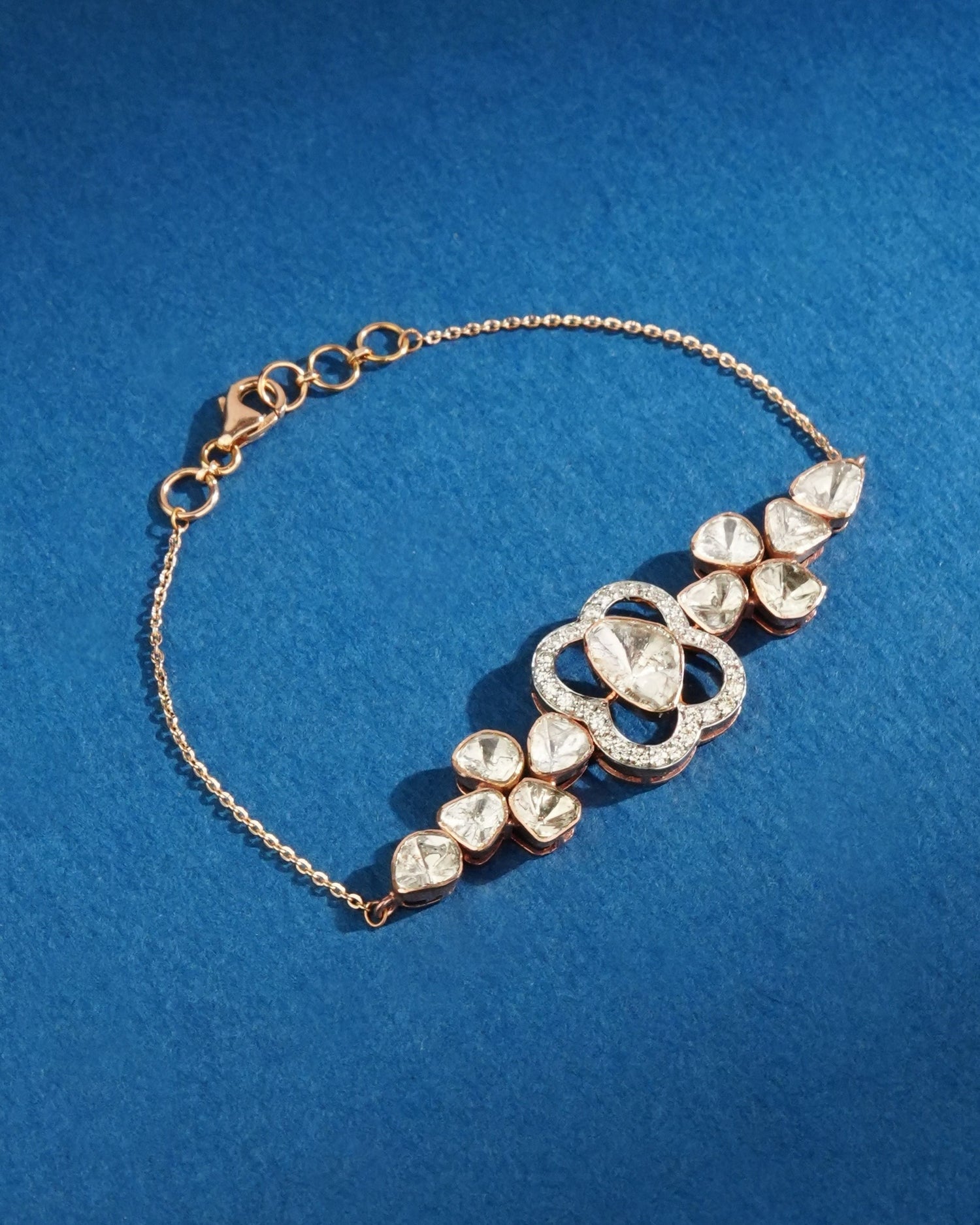 Arshi Polki And Diamond Loose Bracelet