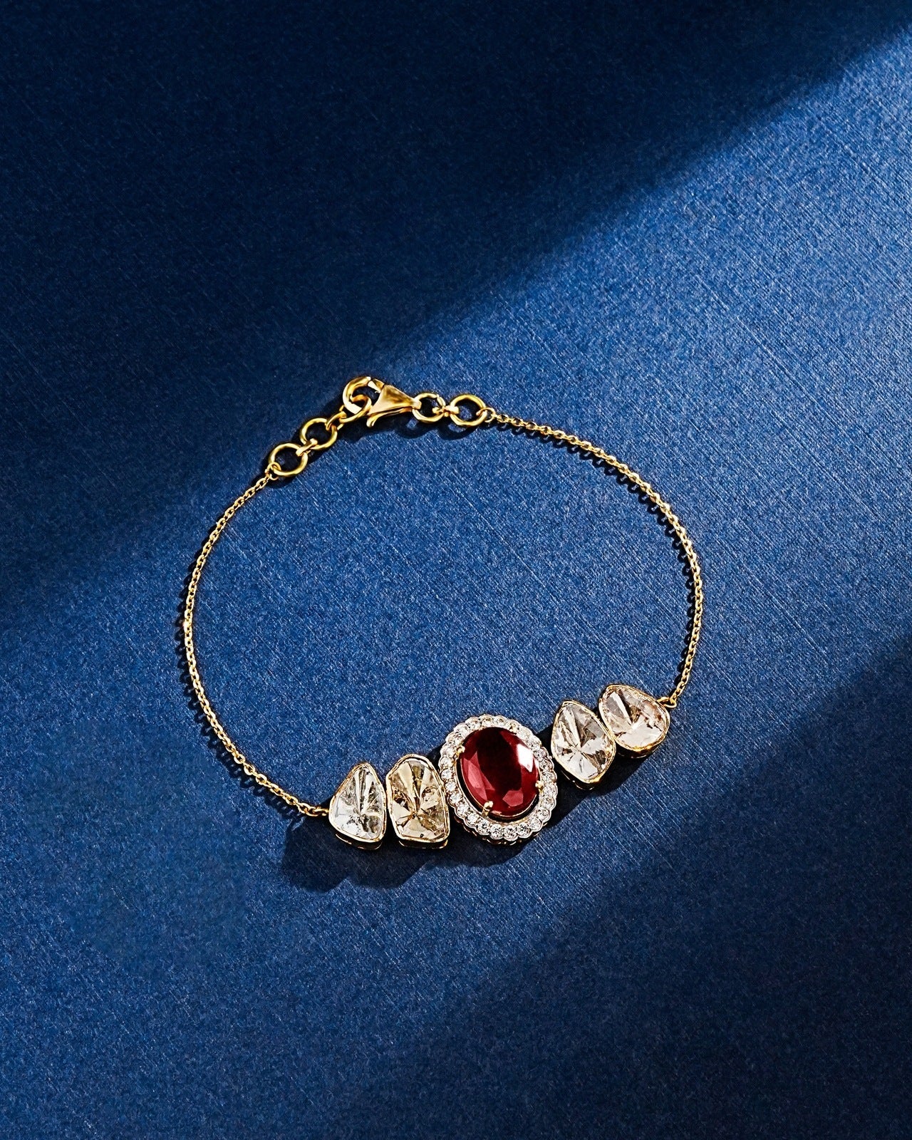 Eloise Polki And Diamond Loose Bracelet