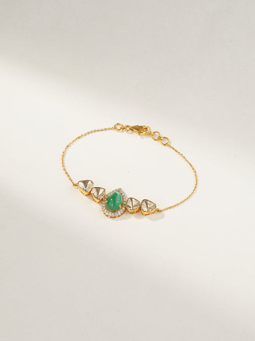 Deekshya Polki And Diamond Loose Bracelet
