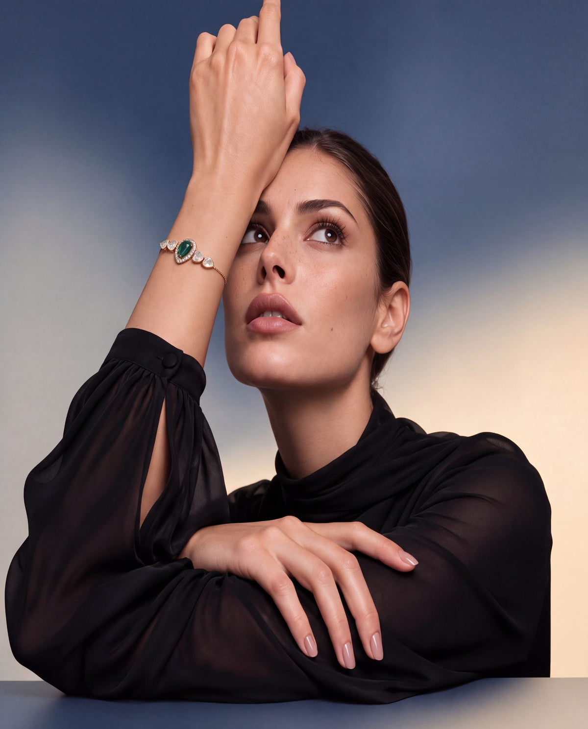 Shyla Polki And Diamond Loose Bracelet