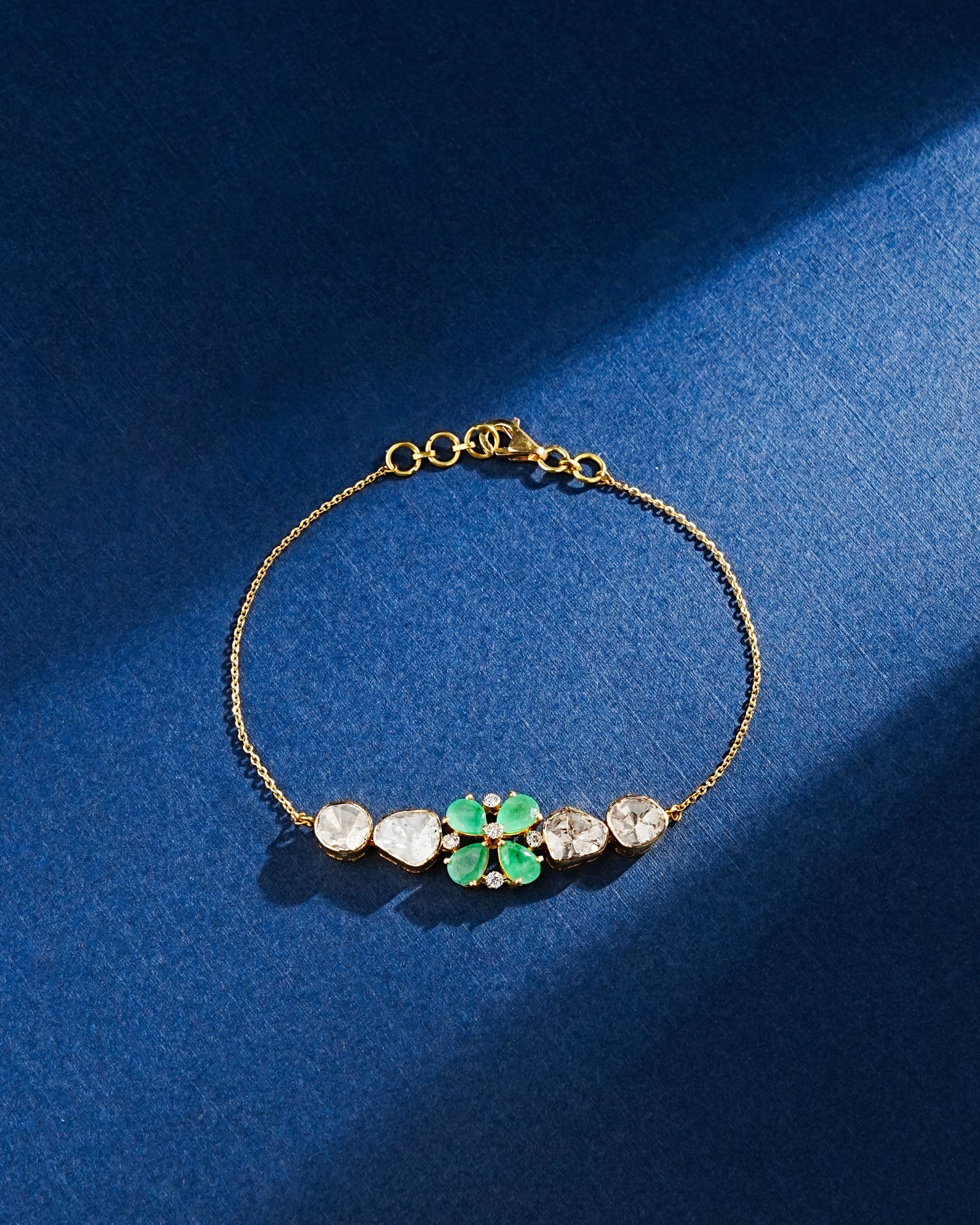 Trina Polki And Diamond Loose Bracelet