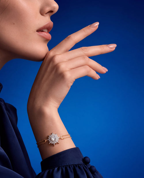 Vanya Polki And Diamond Loose Bracelet