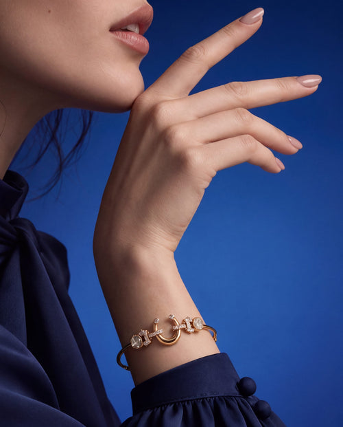 Mansi Polki And Diamond Loose Bracelet