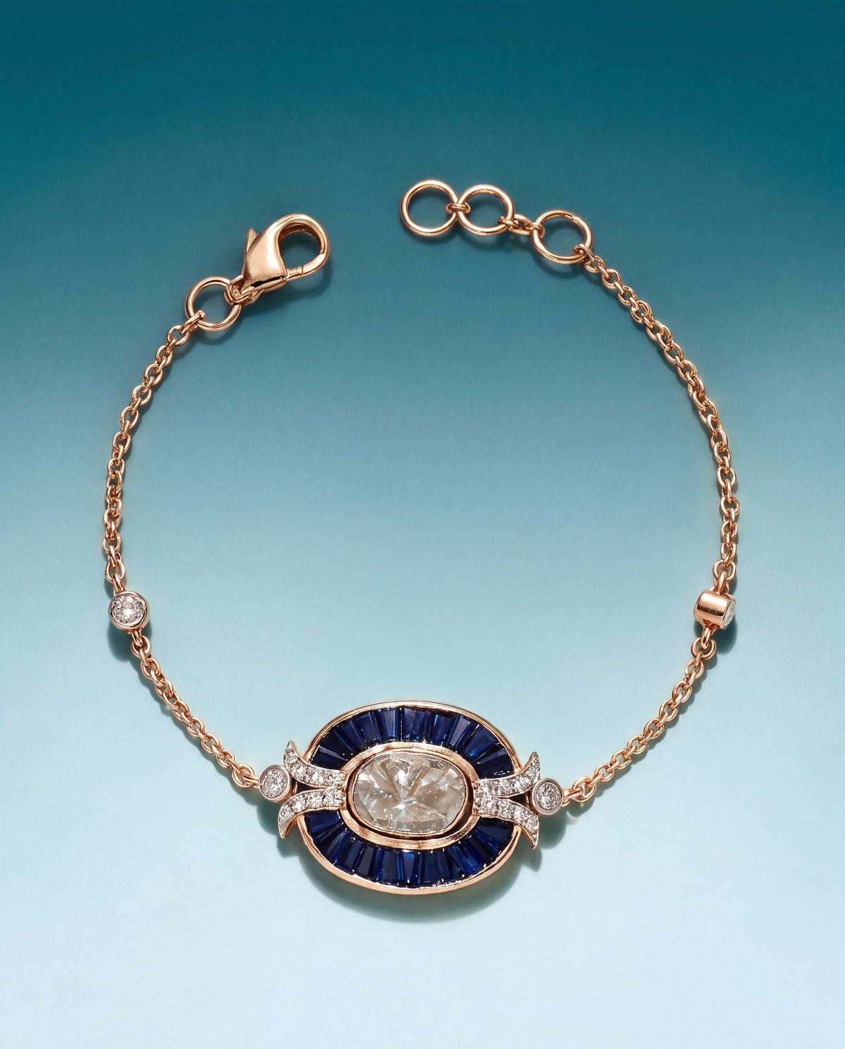 Nihar Polki And Diamond Loose Bracelet