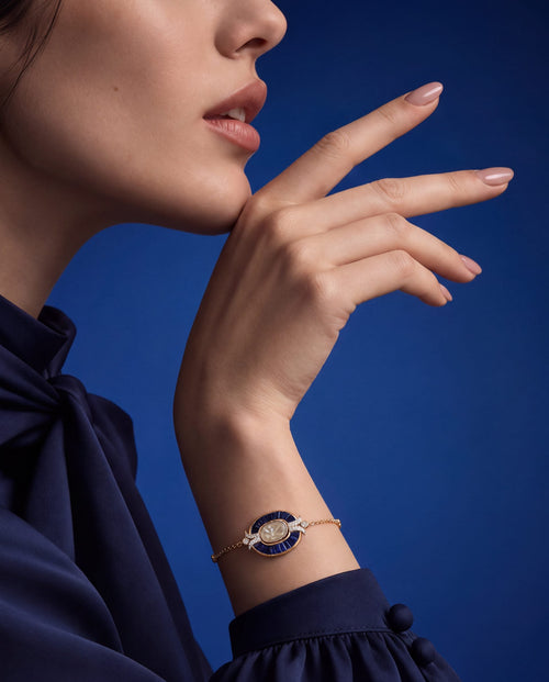 Nihar Polki And Diamond Loose Bracelet