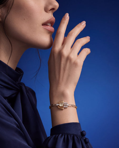 Rucha Polki And Diamond Loose Bracelet