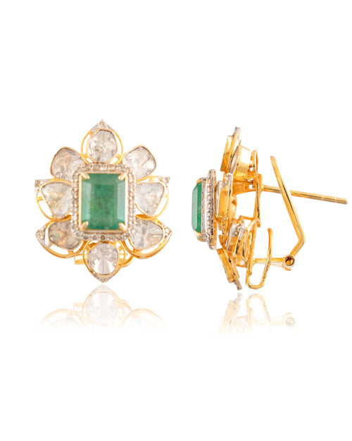 Mohina Polki And Diamond Tops