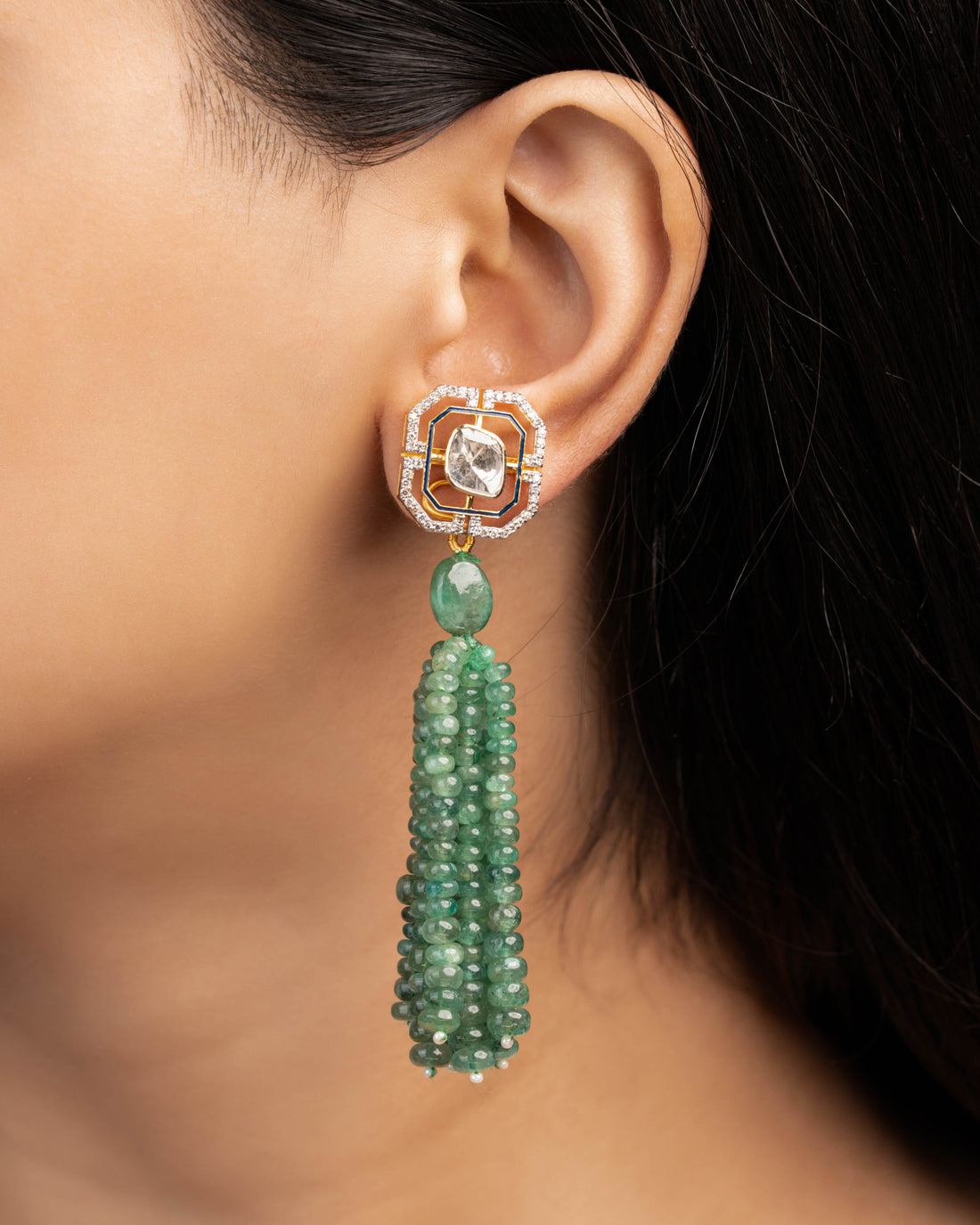 Maya Polki And Diamond Tops