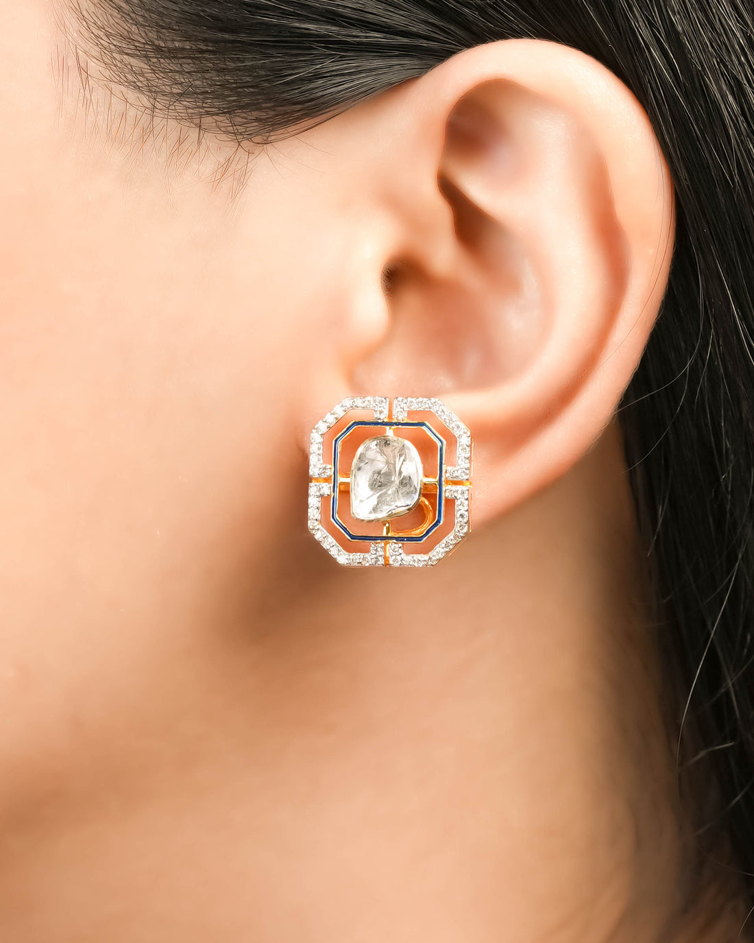 Maya Polki And Diamond Tops