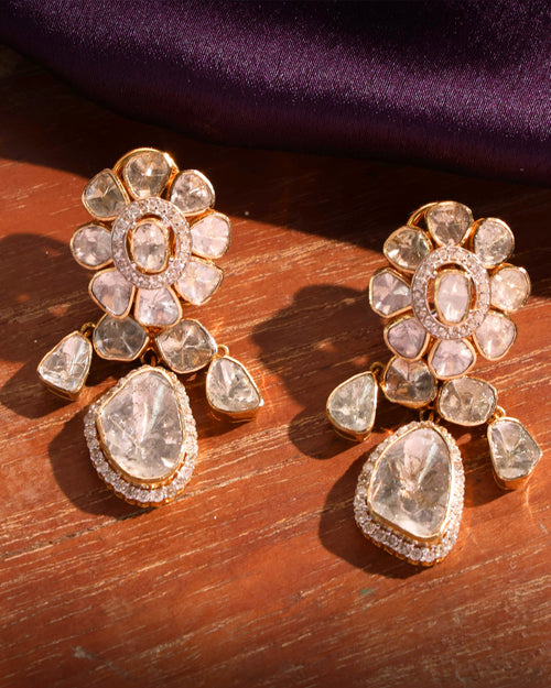 Meenakshi Polki And Diamond Tops