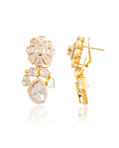 Meenakshi Polki And Diamond Tops