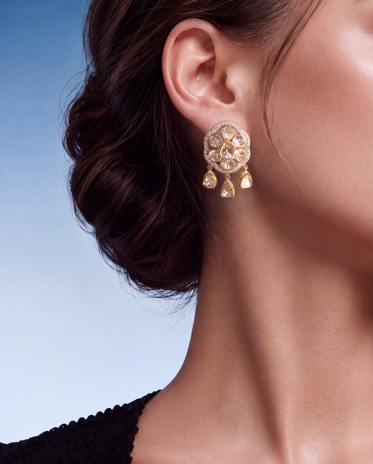 Samara Polki And Diamond Tops