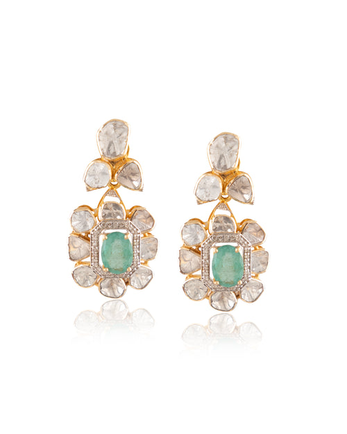 Tiya Bridal Polki And Diamond Set