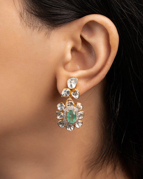 Tiya Bridal Polki And Diamond Set