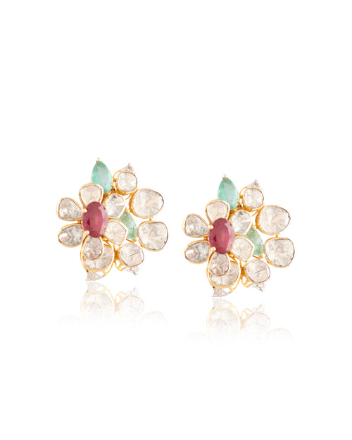 Roomi Polki And Diamond Tops