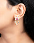 Binta Polki And Diamond Long Earrings