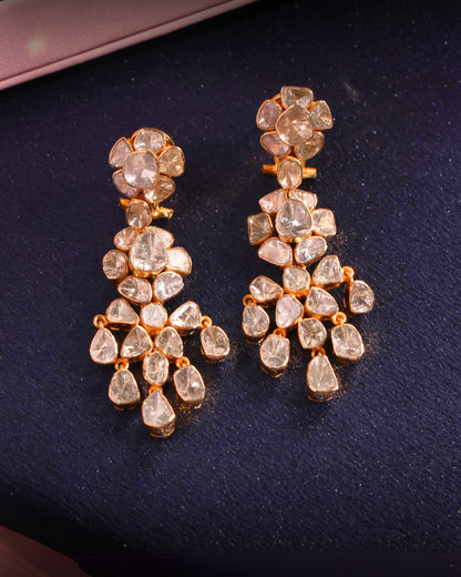 Rashmi Polki Long Earrings