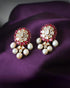 Jashmita Polki And Diamond Long Earrings