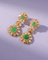Laiba Polki And Diamond Long Earrings