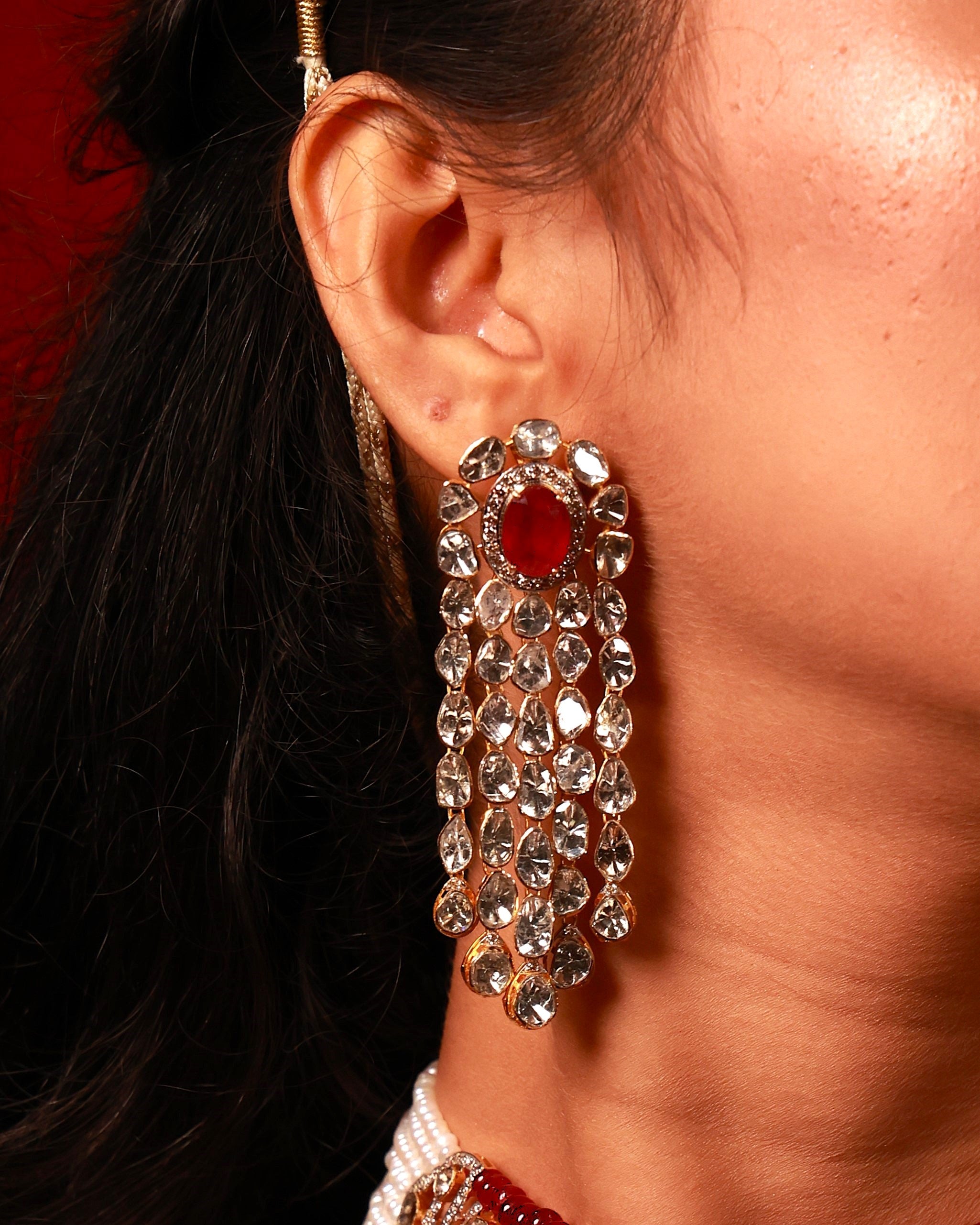 Zisha Long Earrings