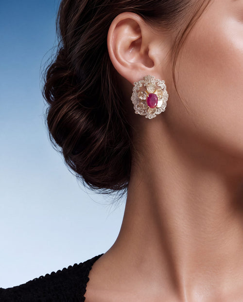 Shrikala Polki And Diamond Tops