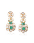 Saima Polki And Diamond Long Earrings