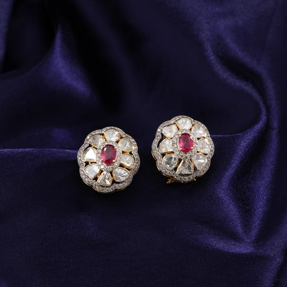 Misha Polki And Diamond Tops