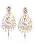 Simran Polki And Diamond Long Earrings