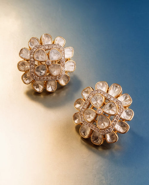 Kavika Polki And Diamond Tops