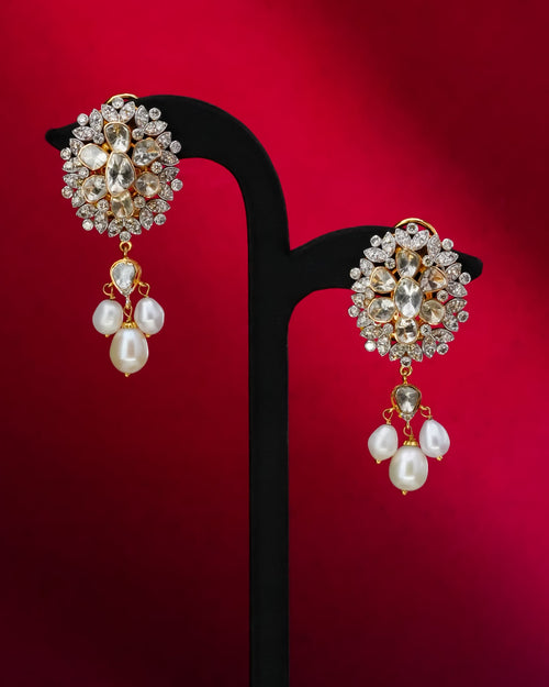 Kashvi Polki And Diamond Tops