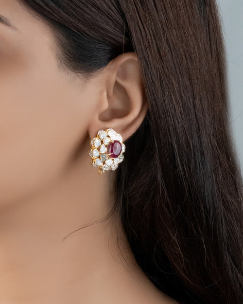 Aanika Polki And Diamond Tops