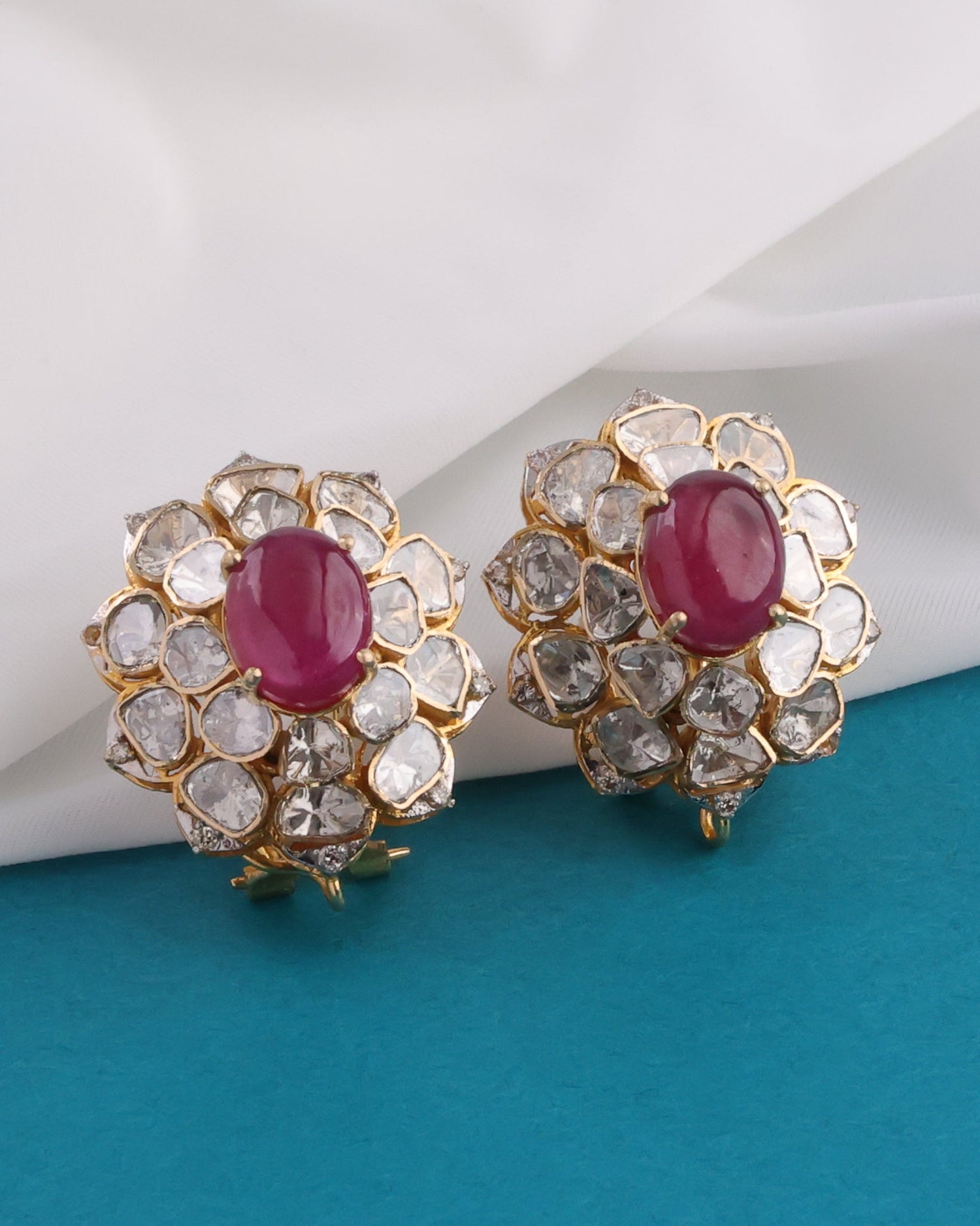 Aanika Polki And Diamond Tops