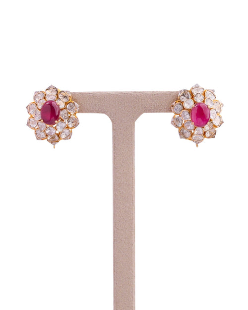 Aanika Polki And Diamond Tops