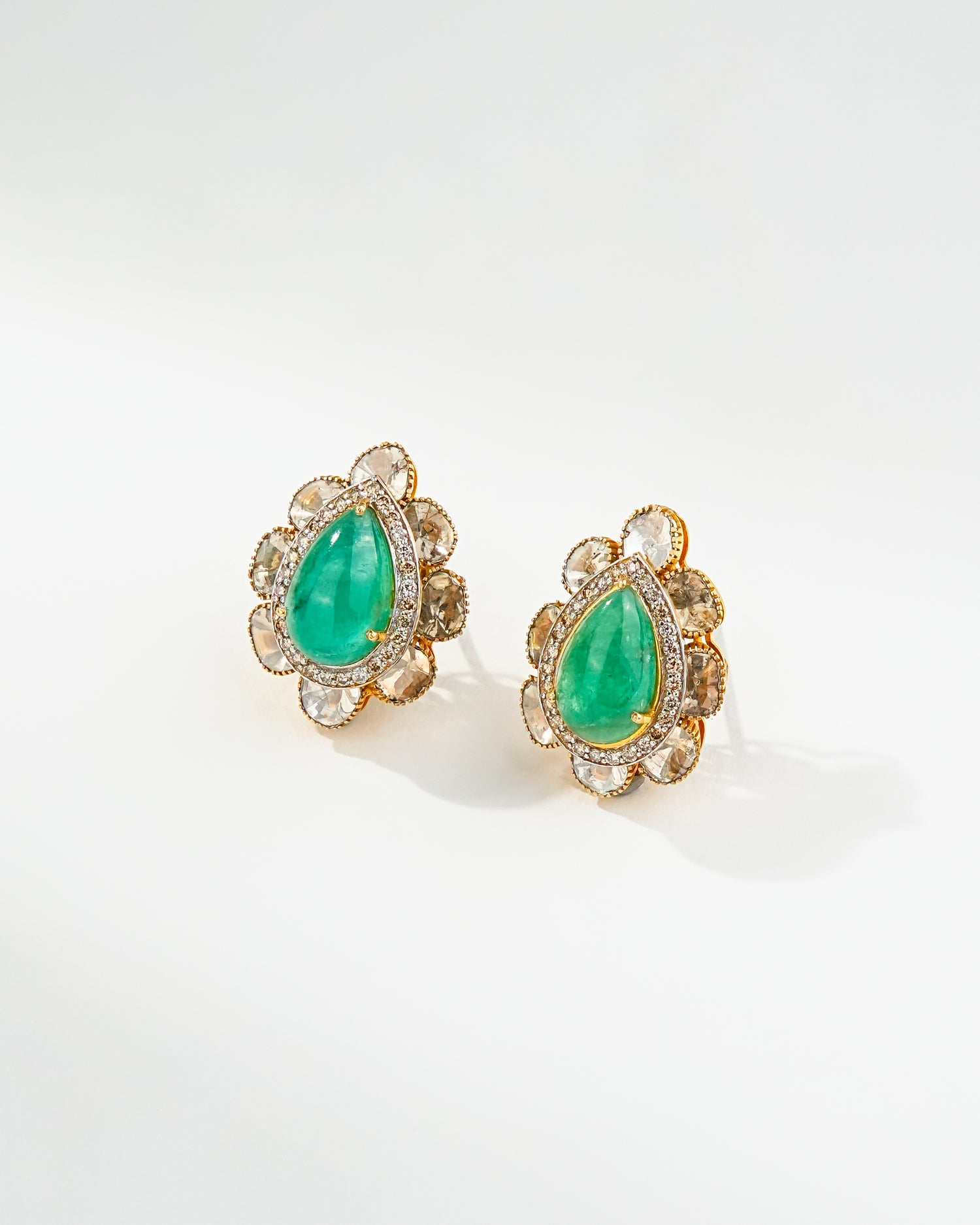Kavya Polki And Diamond Tops