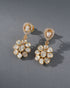 Diya Polki And Diamond Long Earrings