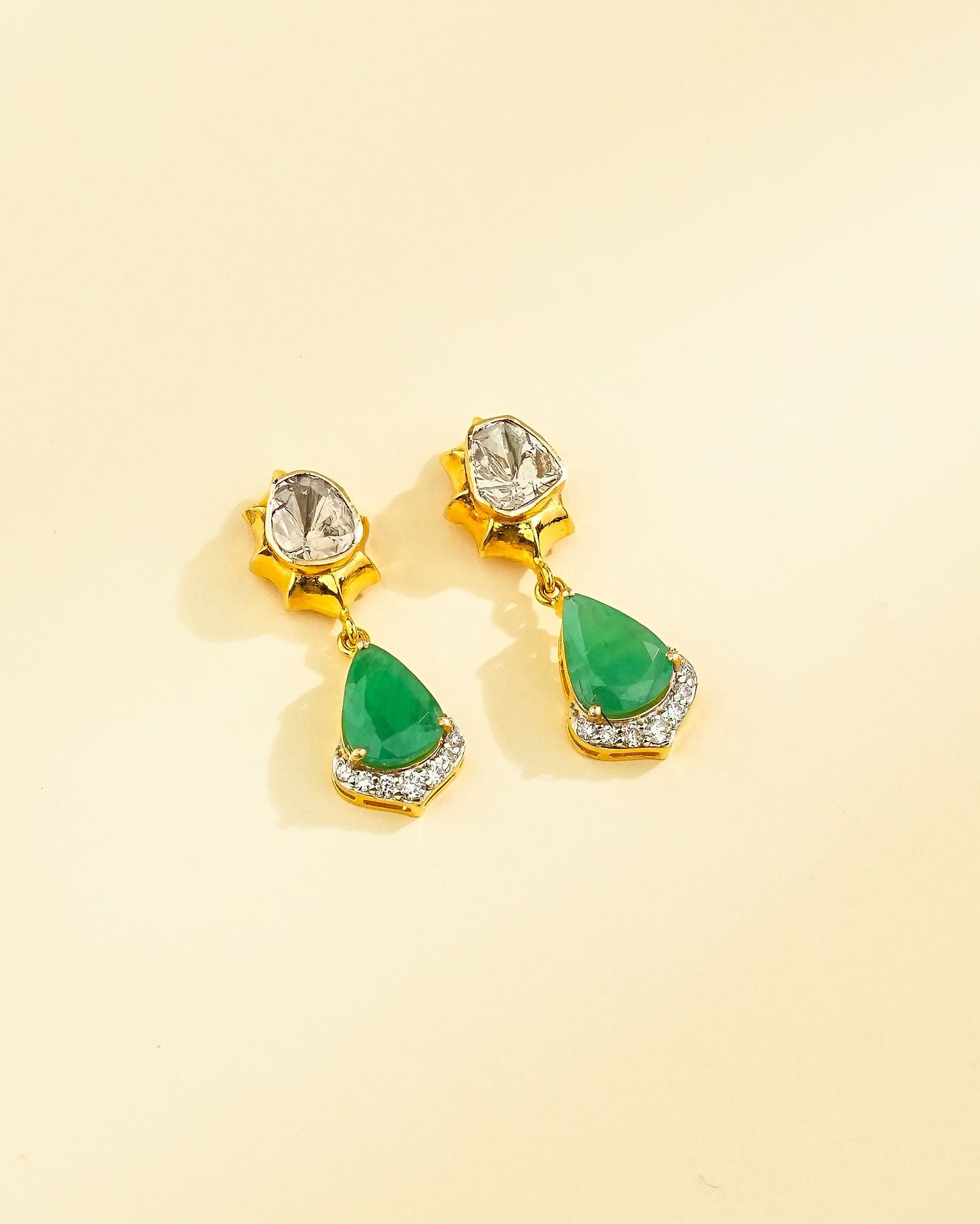 Shyla Polki Long Earrings