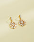 Meenal Polki And Diamond Hoops
