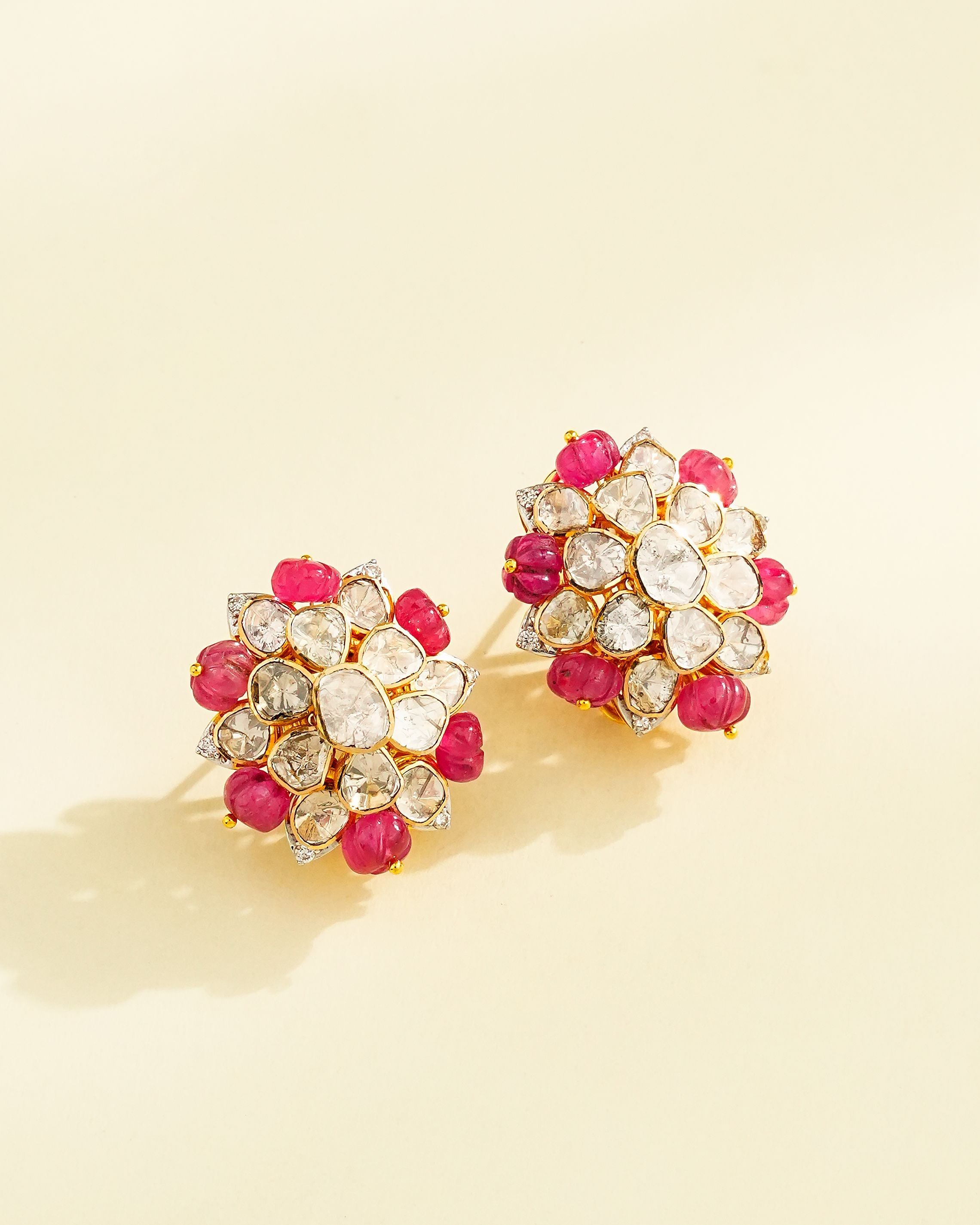 Eshvi Polki And Diamond Tops