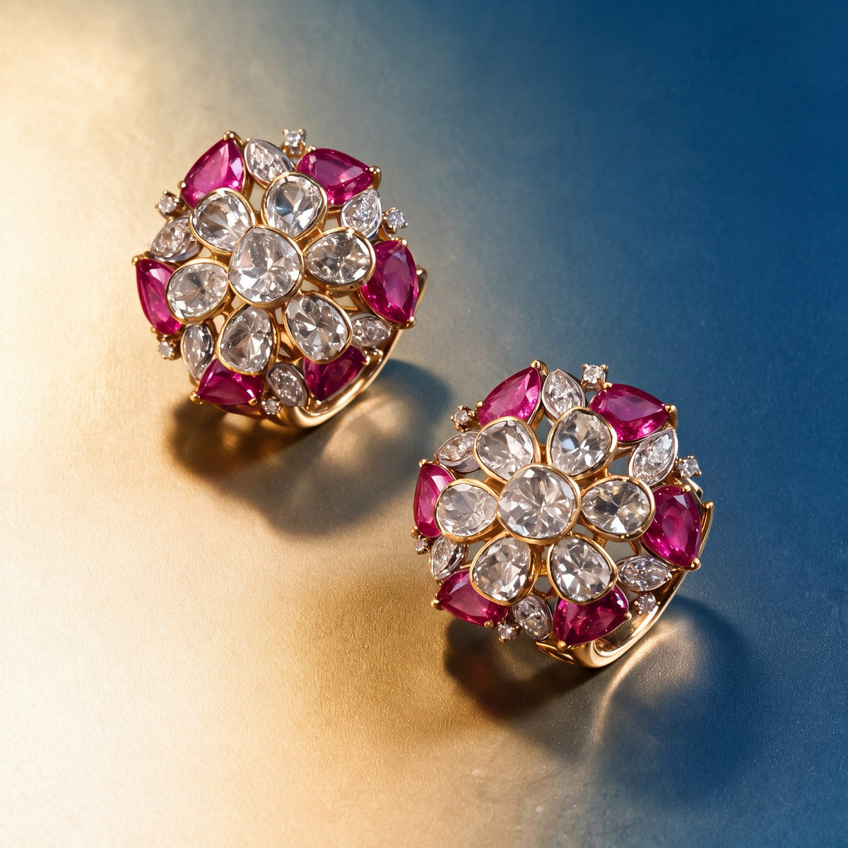 Etasha Polki And Diamond Tops