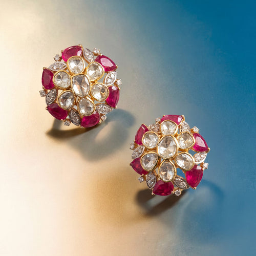 Etasha Polki And Diamond Tops
