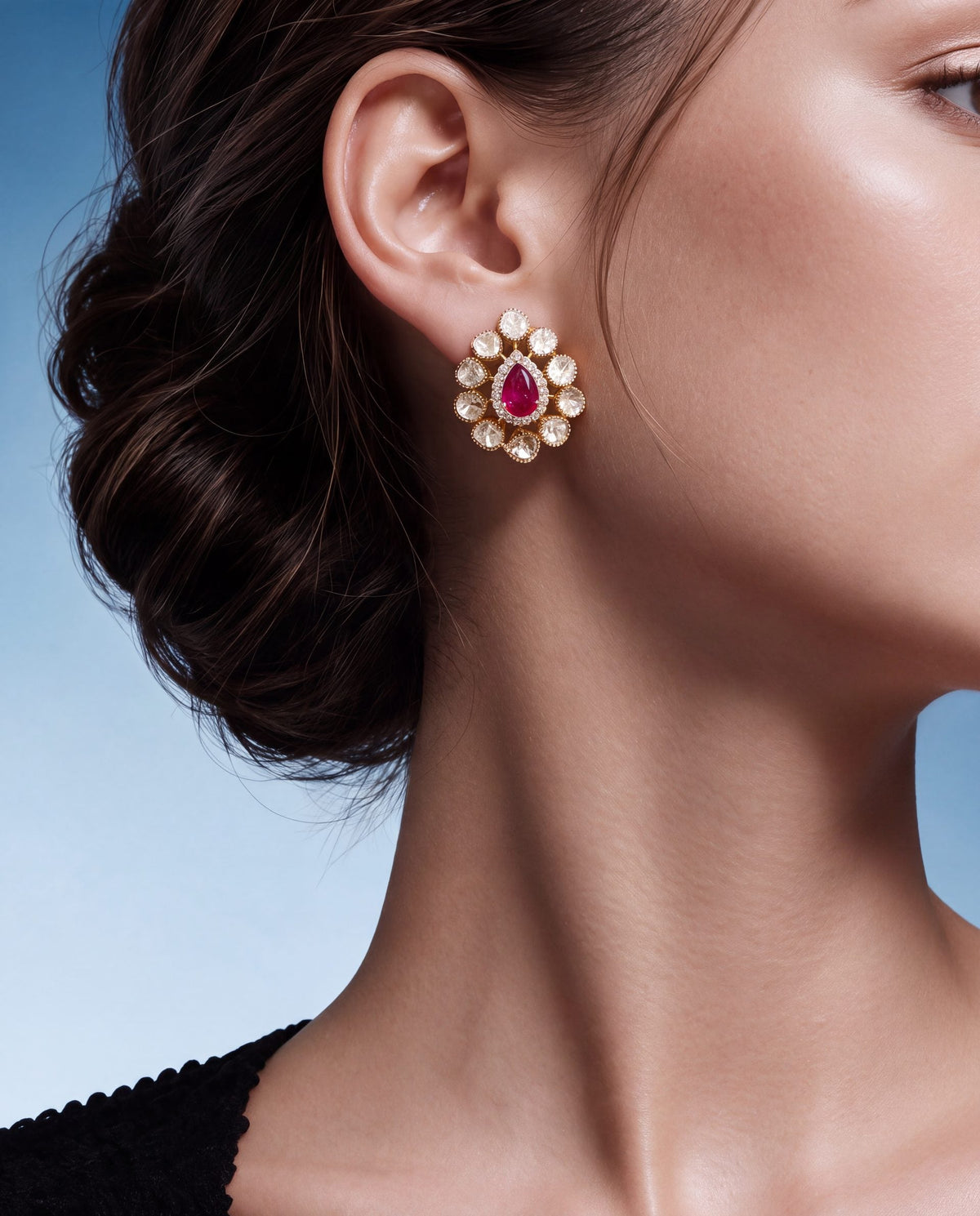 Nitya Polki And Diamond Tops