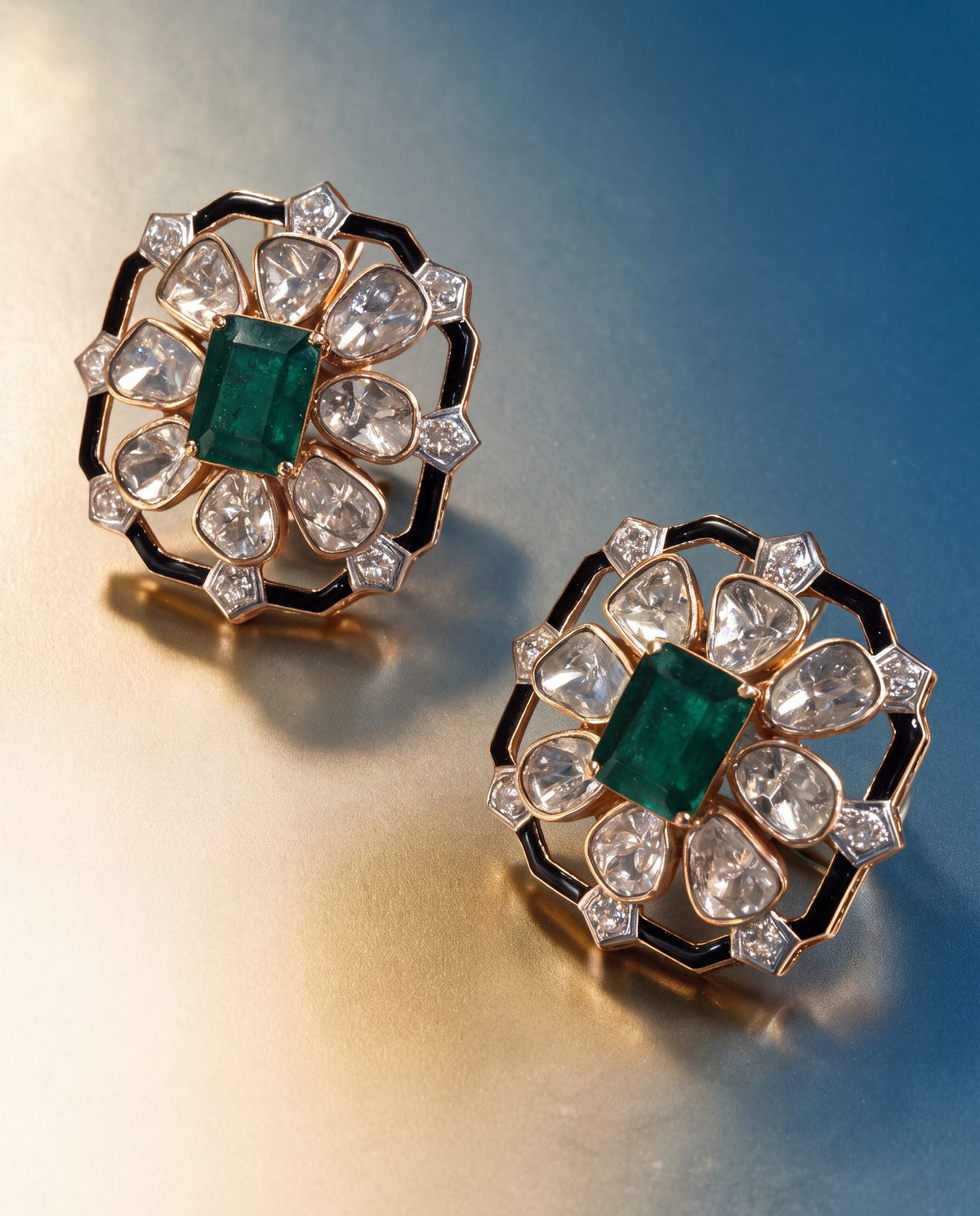Evira Polki And Diamond Tops