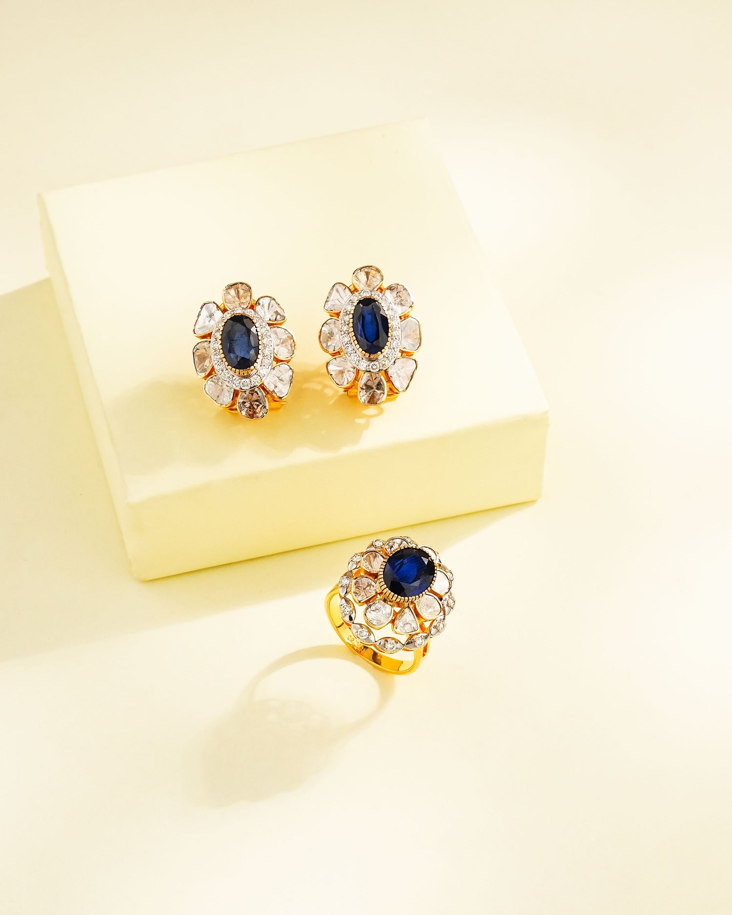 Latika Polki And Diamond Tops