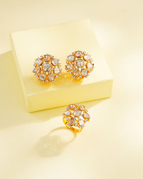 Kalpana Polki And Diamond Ring