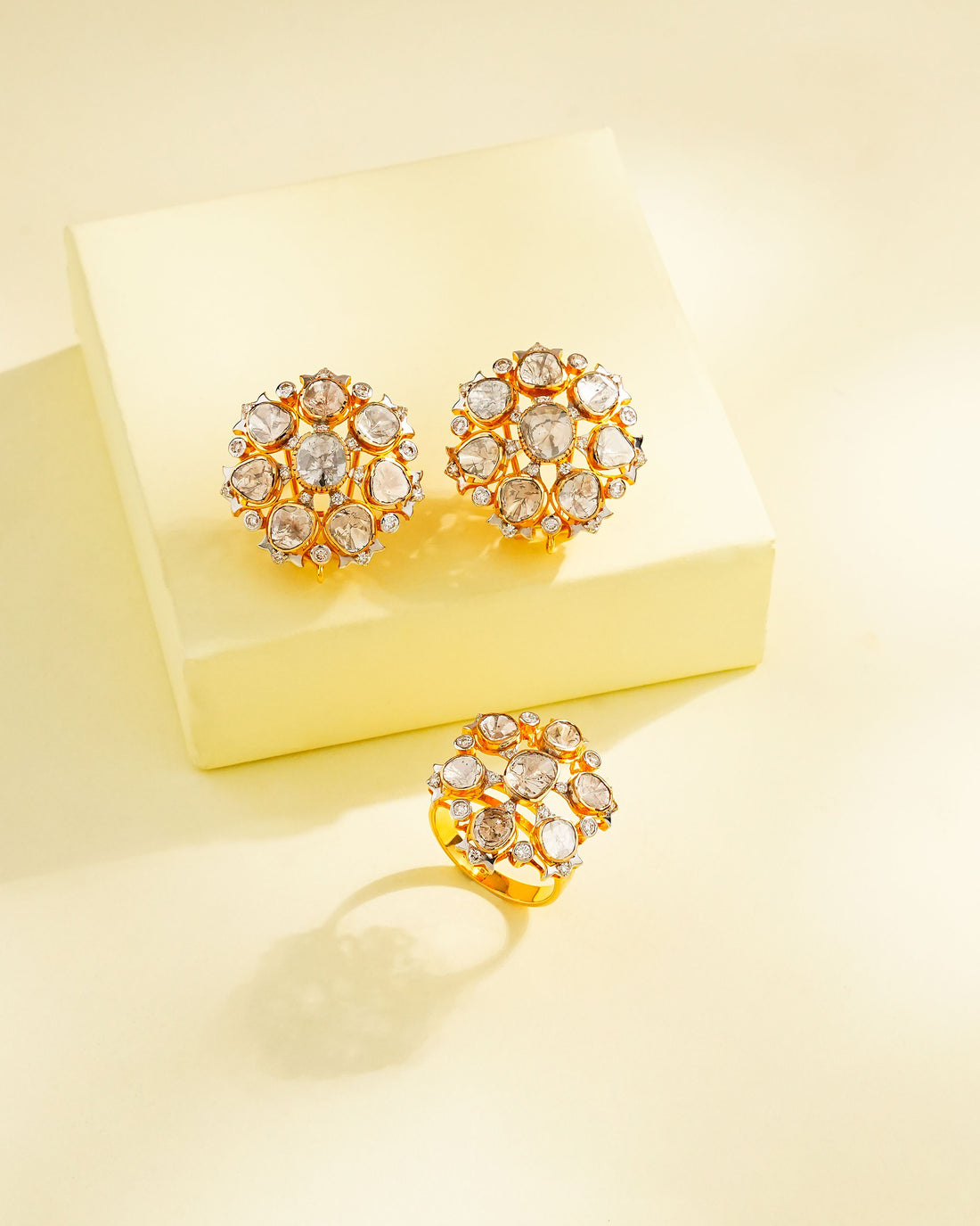 Kalpana Polki And Diamond Ring