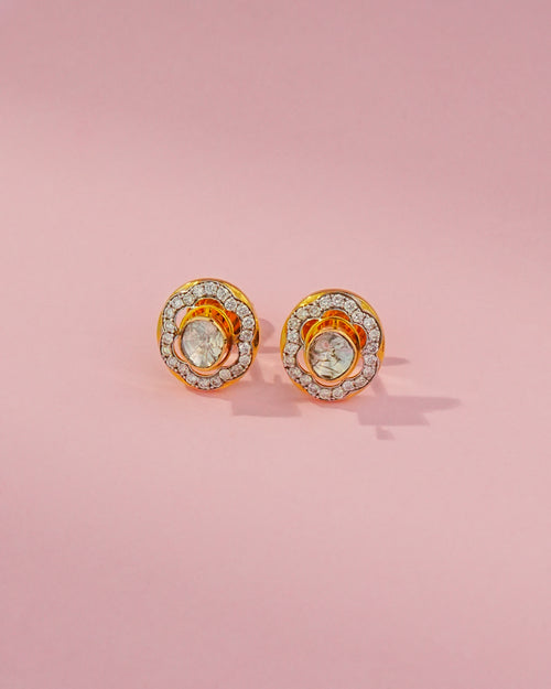 Rutika Polki And Diamond Tops