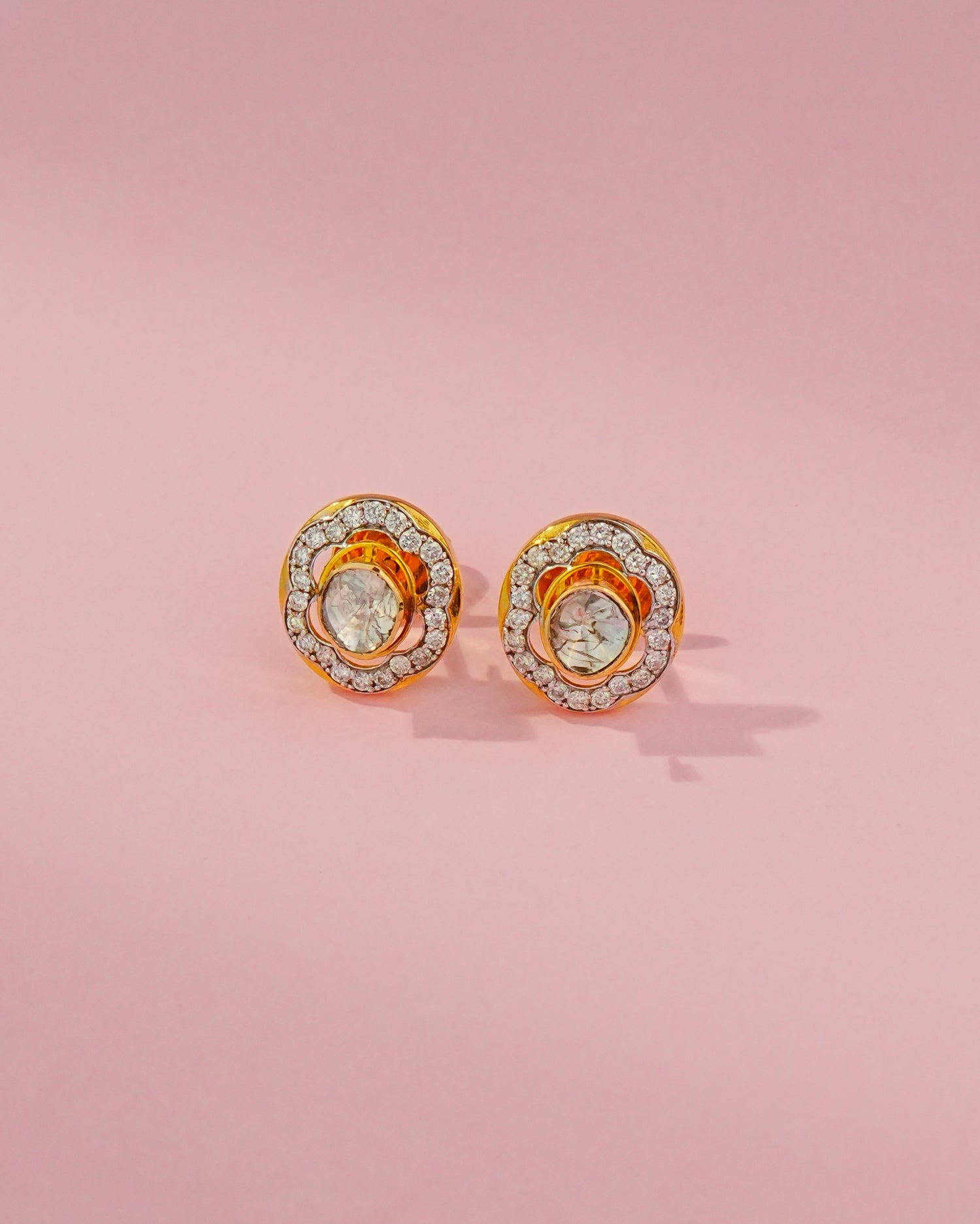 Rutika Polki And Diamond Tops
