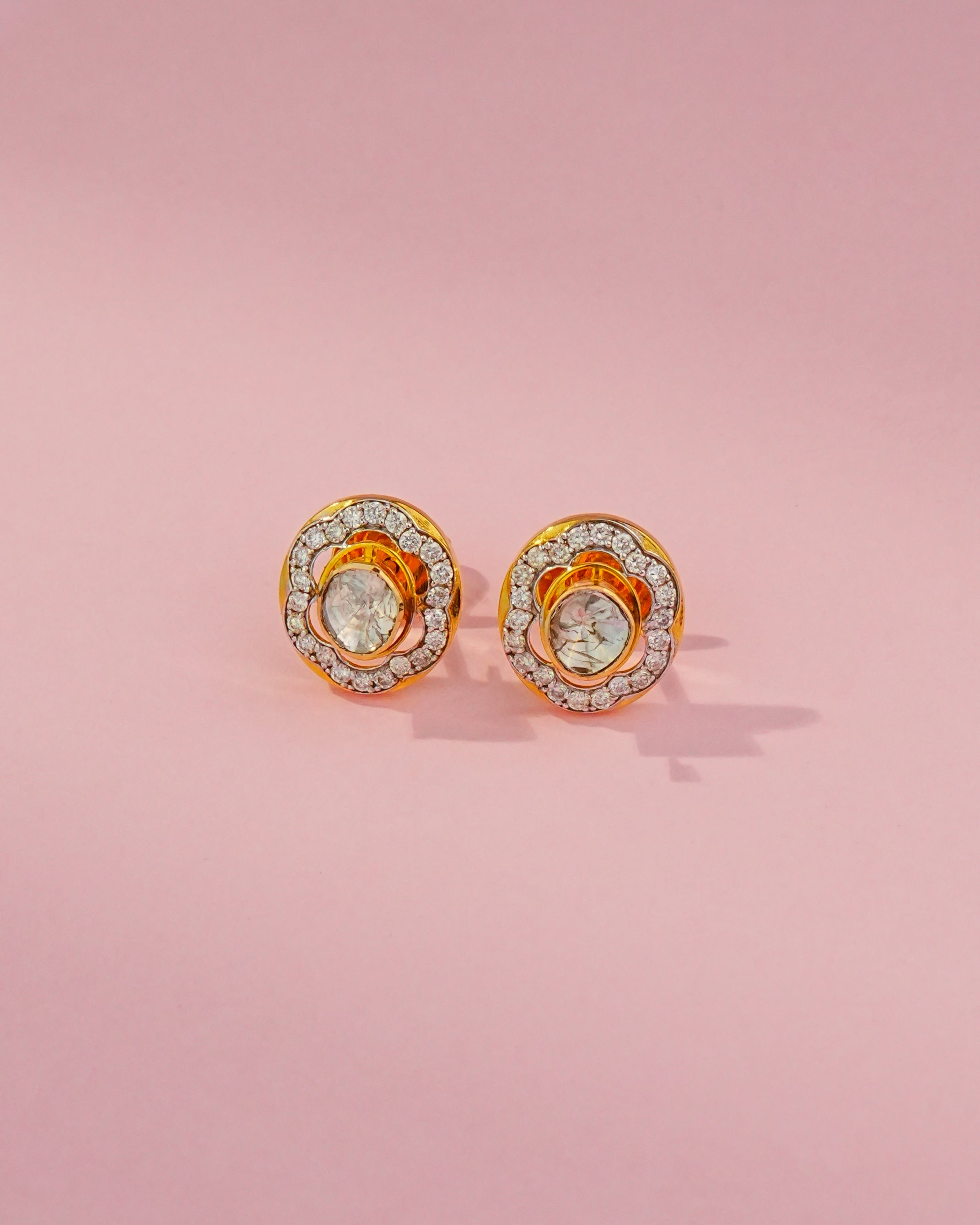 Rutika Polki And Diamond Tops