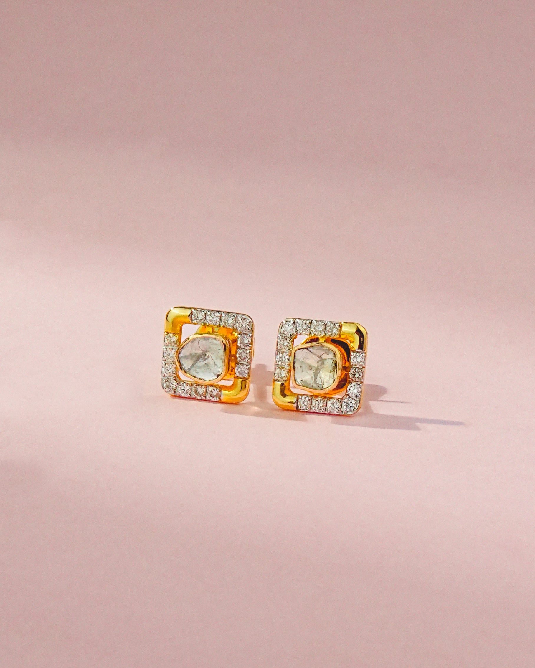 Stella Polki And Diamond Tops