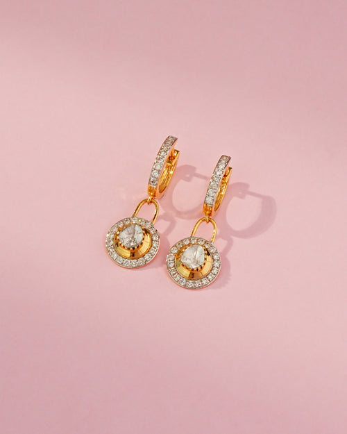 Leah Polki And Diamond Hoops